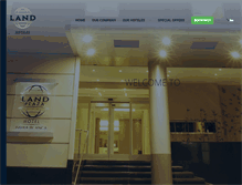 Tablet Screenshot of hotelesland.com.ar